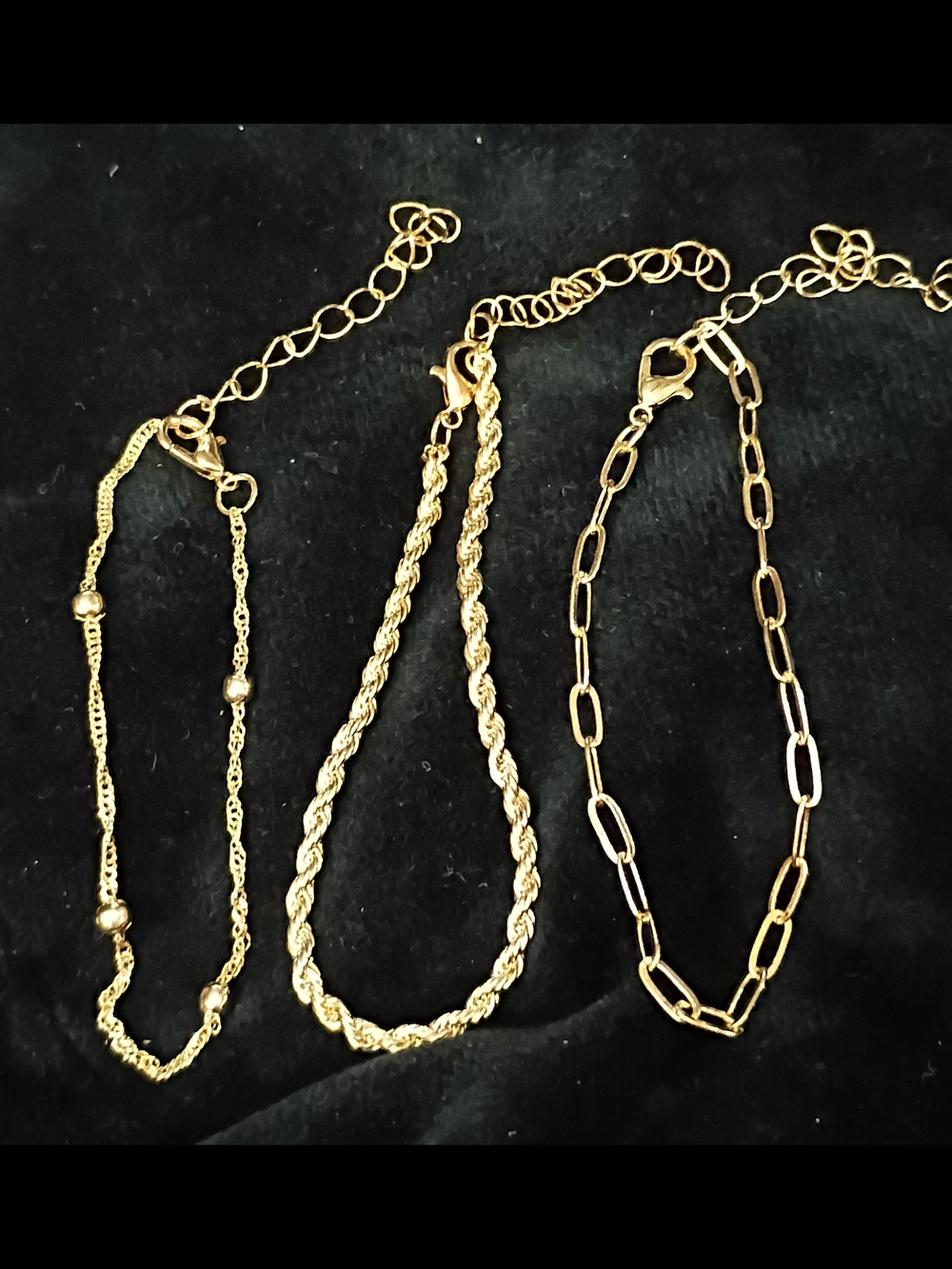 Triple Gold Plated Bracelet Set